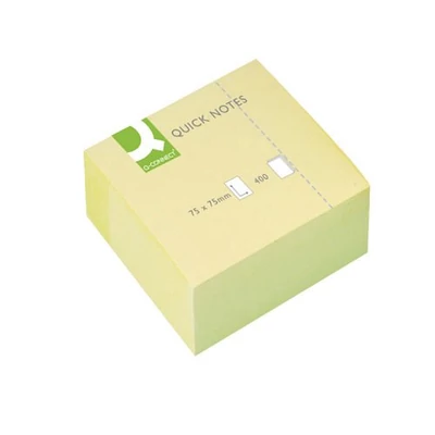 Öntapadós jegyzettömb 75x75mm 400lap Connect
