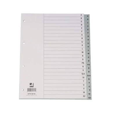 Regiszter A/4 A-Z PP maxi