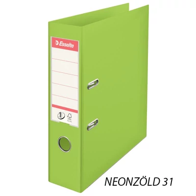 Iratrendező ESSELTE Standard A4 7,5 cm 31 Neonzöld E624069