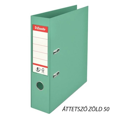 Iratrendező ESSELTE Standard A4 7,5 cm 50 Áttetsző zöld E626505